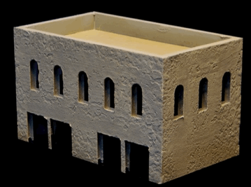 Middle East Two Story Building - 28MMDF021 -