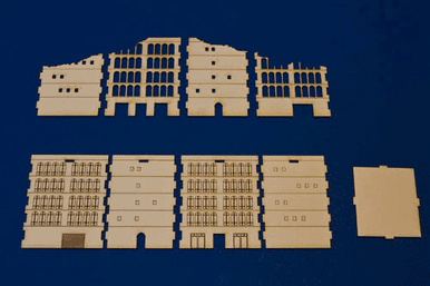 5 Story Middle Eastern and Ruined Version (Matboard) - 285CSS005 -