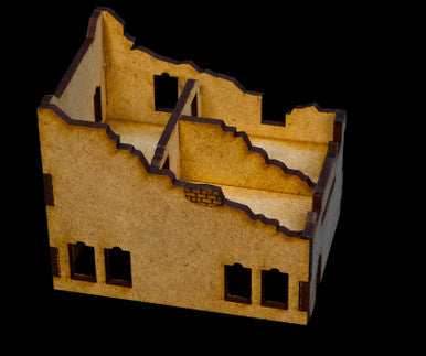 Damaged Building (MDF) - 15MMDF043 -