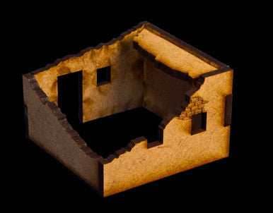 28mm Ruined Afghan Style Hovel - 28MMDF070 -