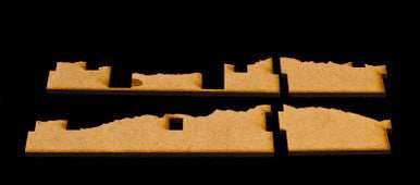 Ruined Afghan Style Hovel (MDF) - 15MMDF075 -