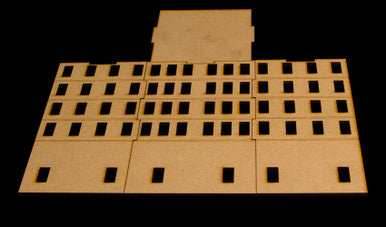 WWII City Building (MDF) - 15MMDF450 -