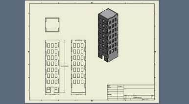 City Building (MDF) - 15MMDF253 -
