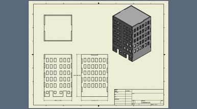City Building (MDF) - 15MMDF257 -