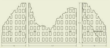 Ruined City Building - 28MMDF003-1 -