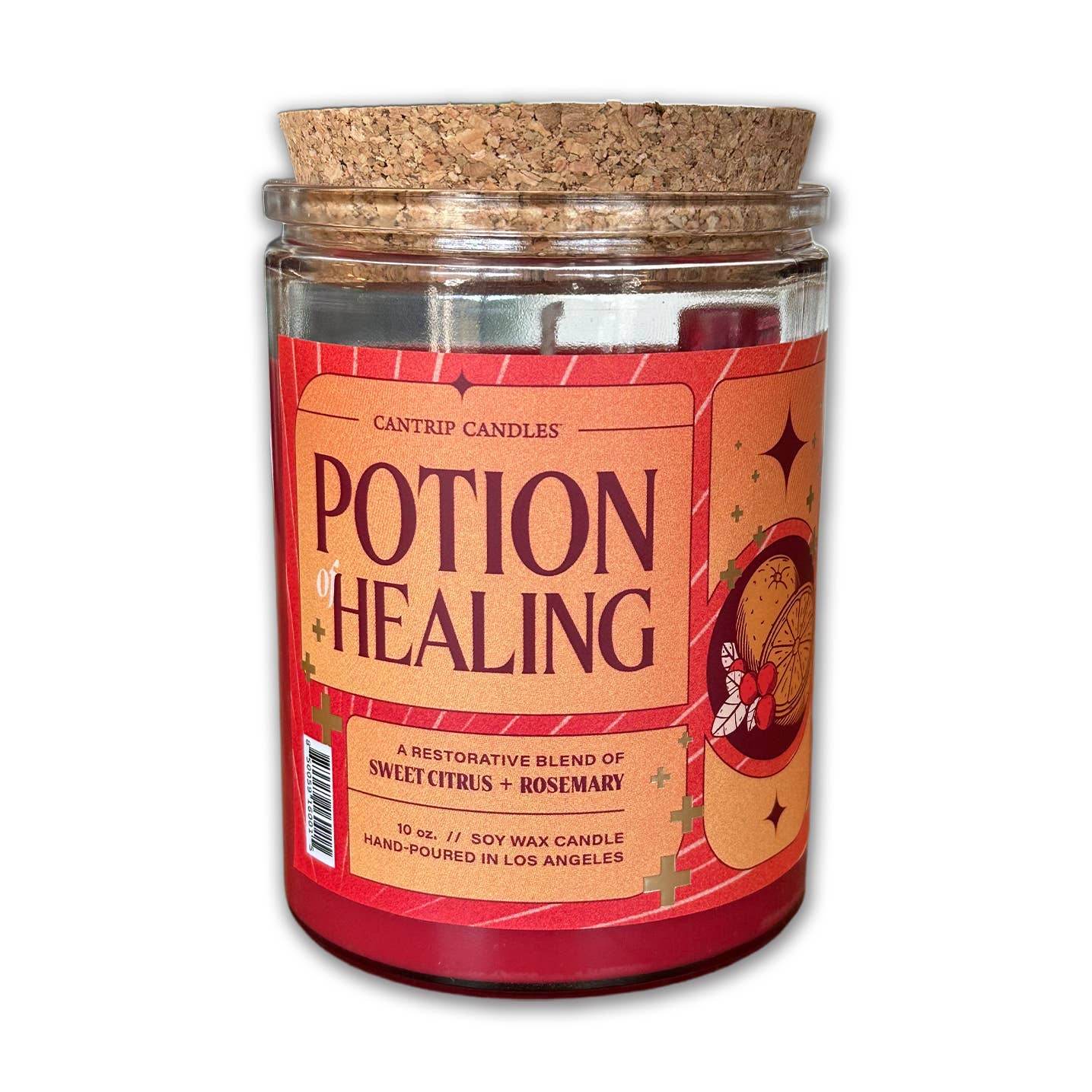 Cantrip Candles Healing Potion (10 oz Glass Candle) -