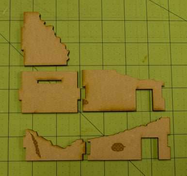 Middle East One Story Building (MDF) - 15MMDF010-D -