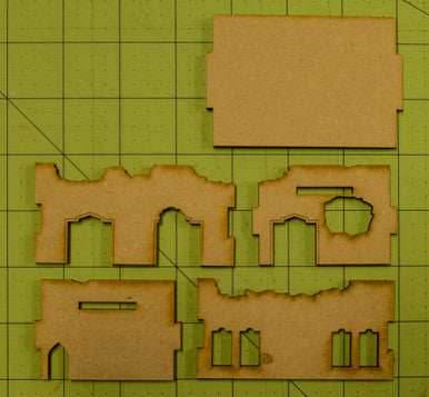 Middle East One Story Building (MDF) - 15MMDF014-D -