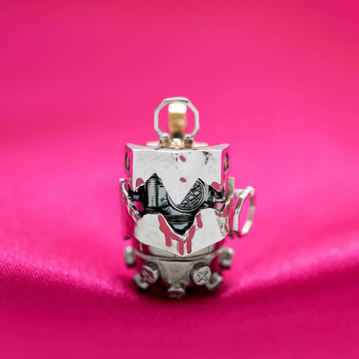 League of Legends X RockLove ARCANE Articulated Jinx Chomper Pendant -