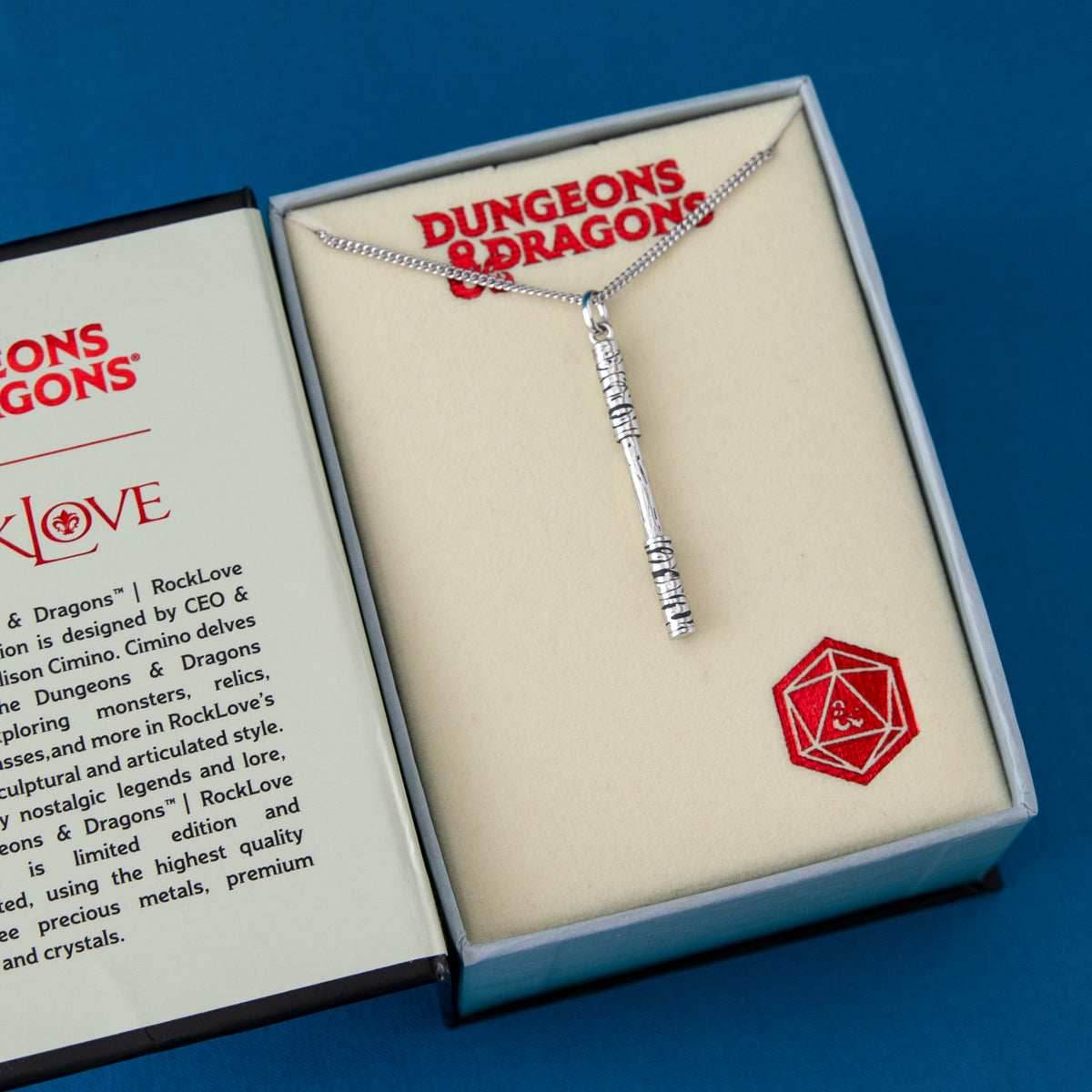 Dungeons and Dragons X RockLove Monk Staff Necklace -