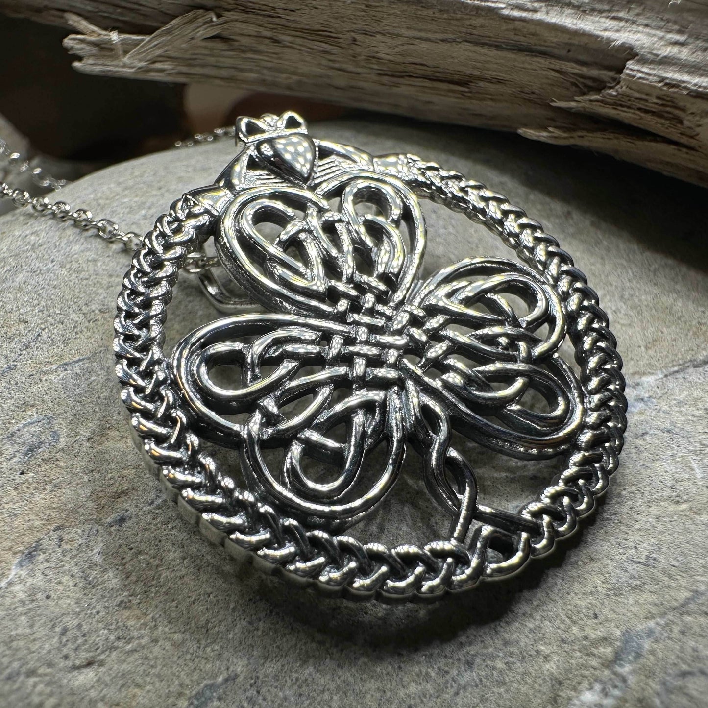 Sylvania Shamrock Necklace -