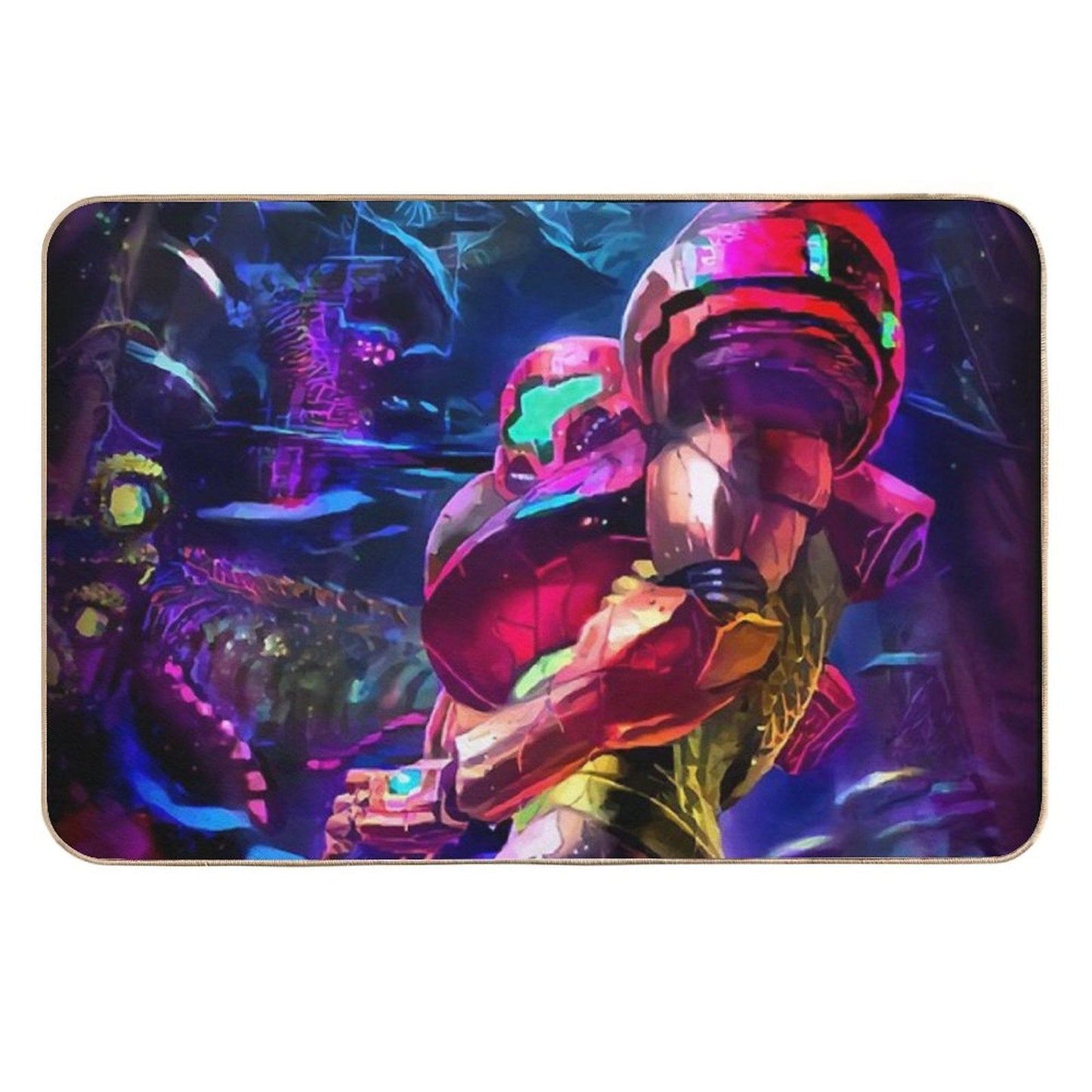 Samus Aran Metroid Long-Lasting Bath Mat