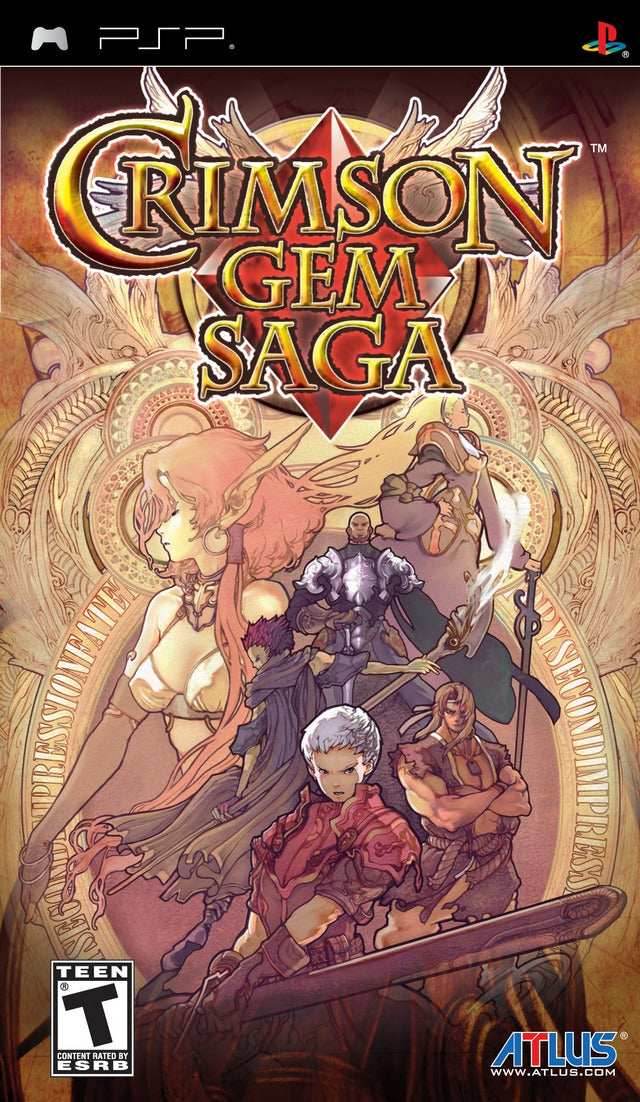 Crimson Gem Saga (PSP) - Game Manual Only