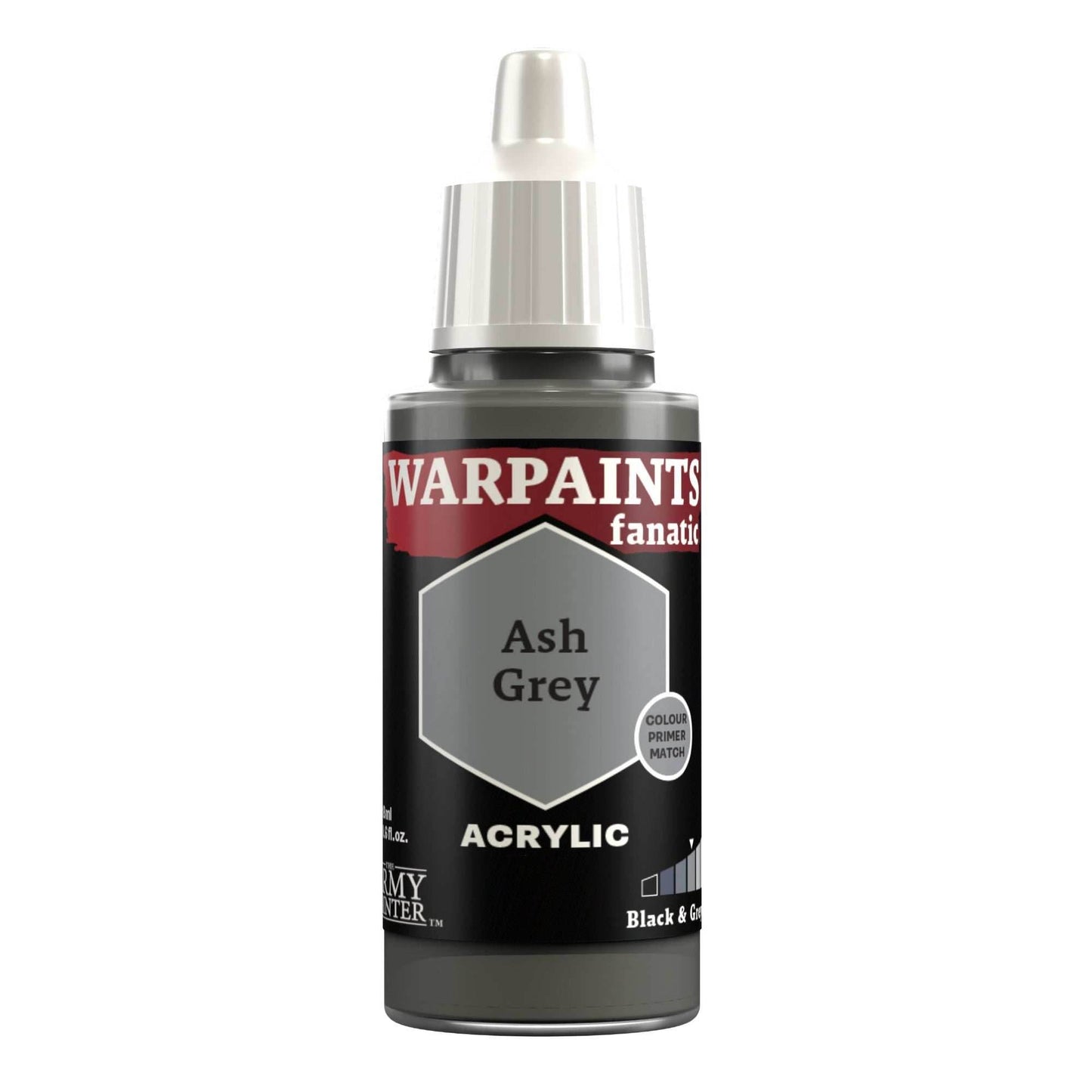 Army Painter Warpaints Fanatic: Ash Grey 18ml -