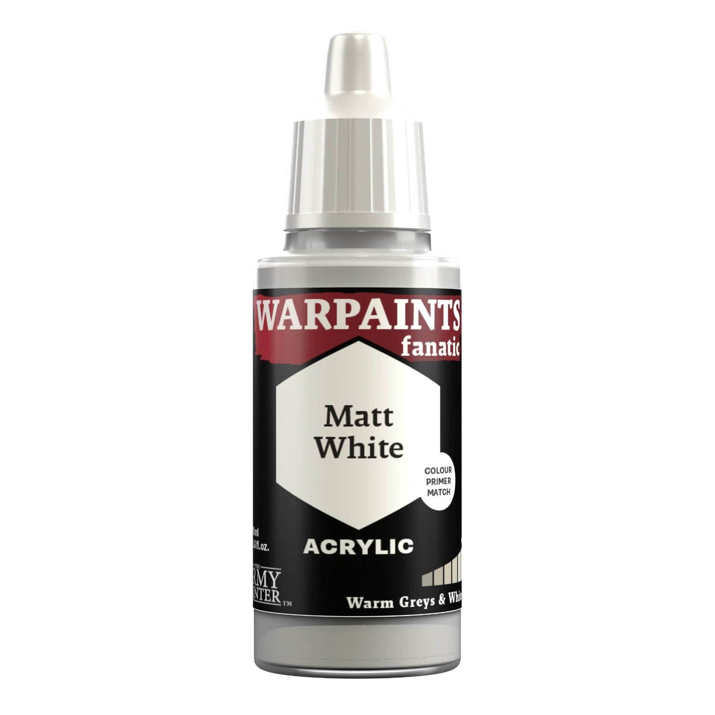 Army Painter Warpaints Fanatic: Matt White 18ml -