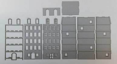 15mm European City Building (Matboard) - 15MCSS101 -