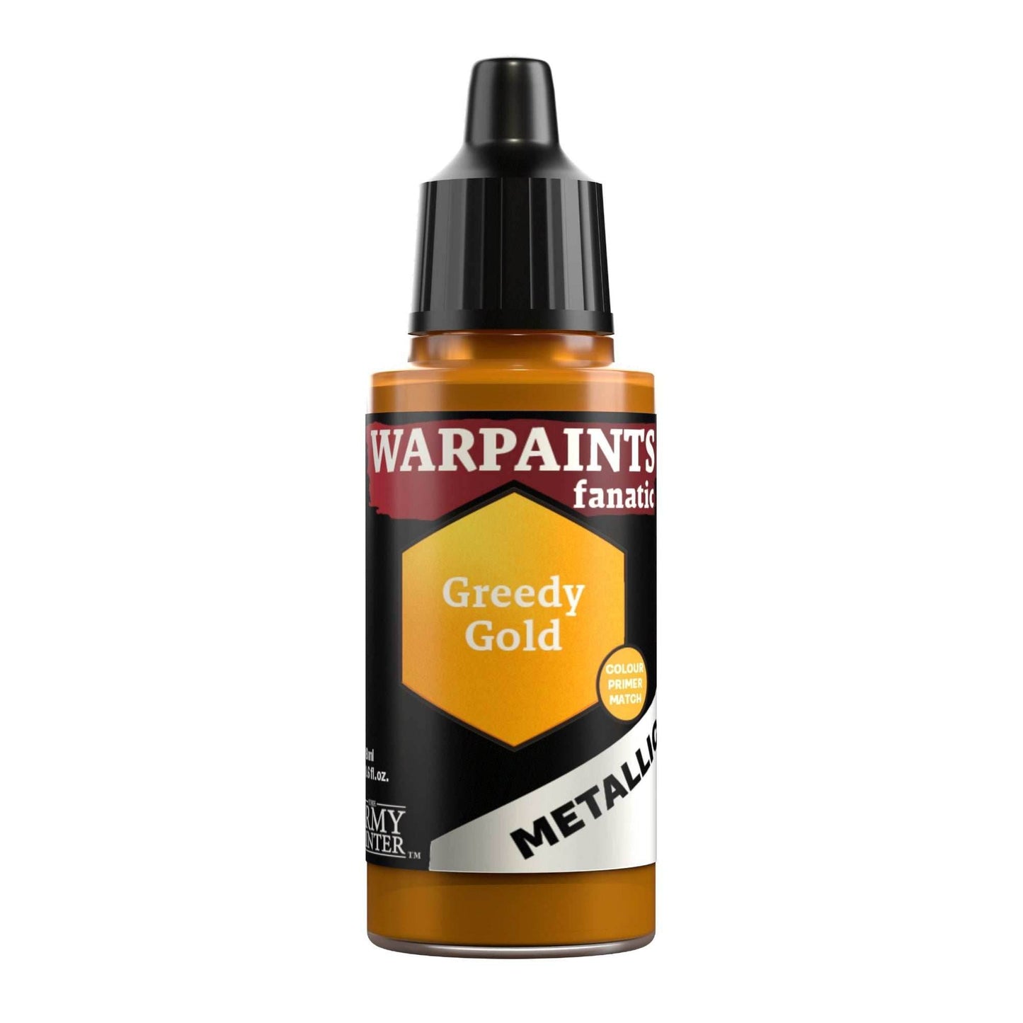 Army Painter Warpaints Fanatic: Metallic - Greedy Gold 18ml -