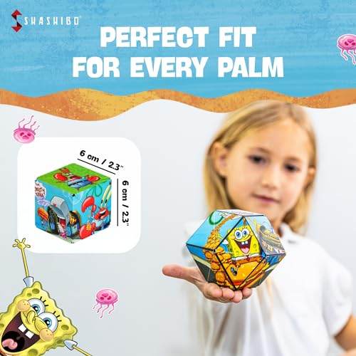 SHASHIBO Magnetic Puzzle Cube: Spongebob Squarepants - Krusty Krab -