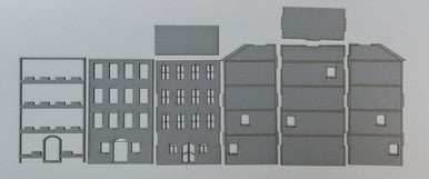 15mm European City Building (Matboard) - 15MCSS105 -