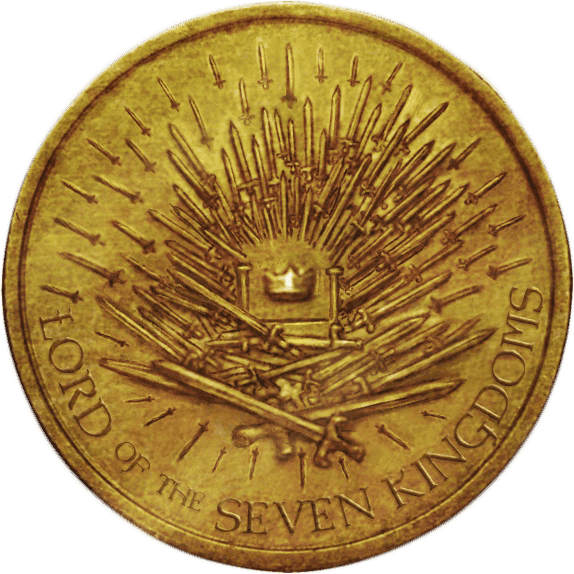 Aegon Targaryen Golden Dragon Coin -