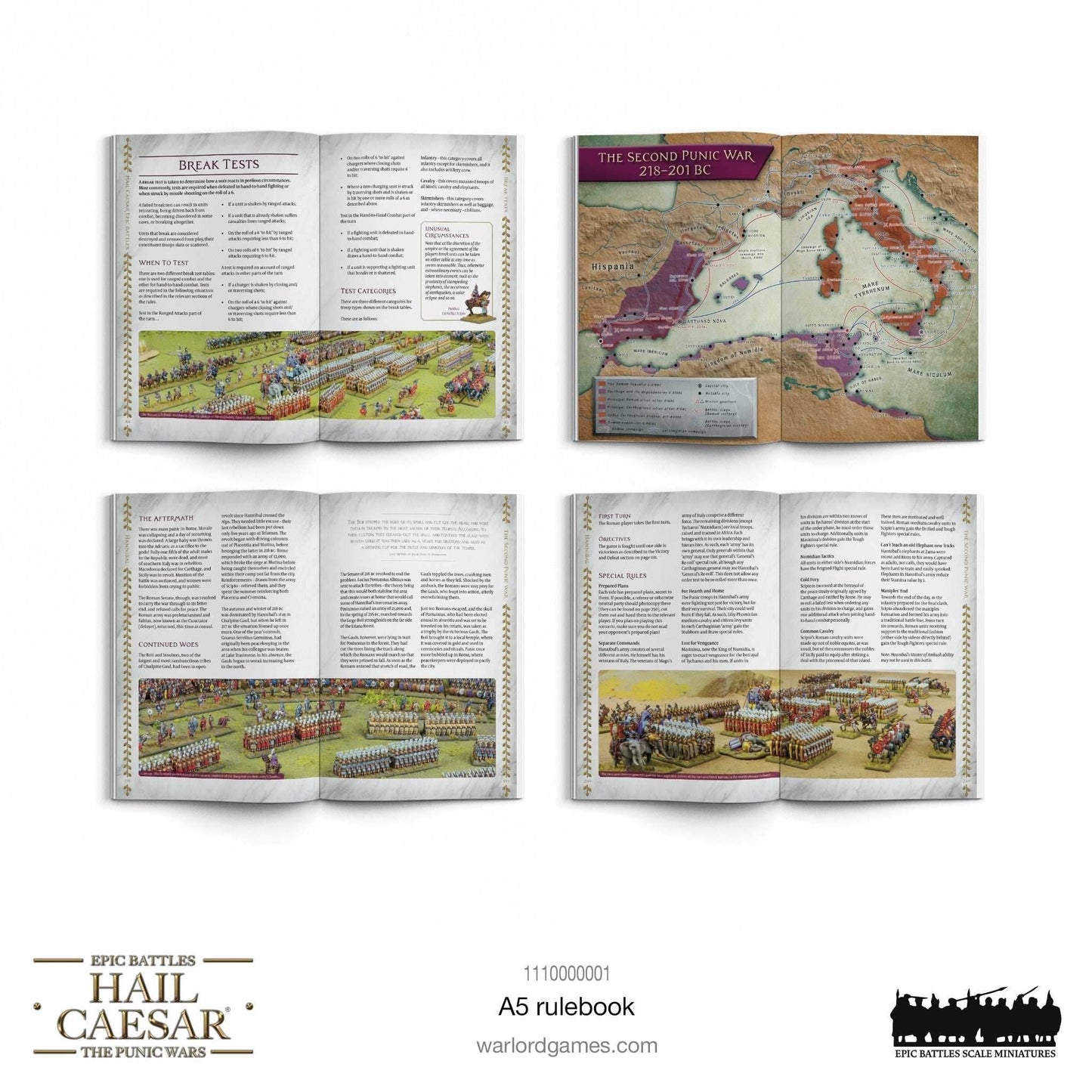 Hail Caesar Epic Battles: The Punic Wars Rulebook -