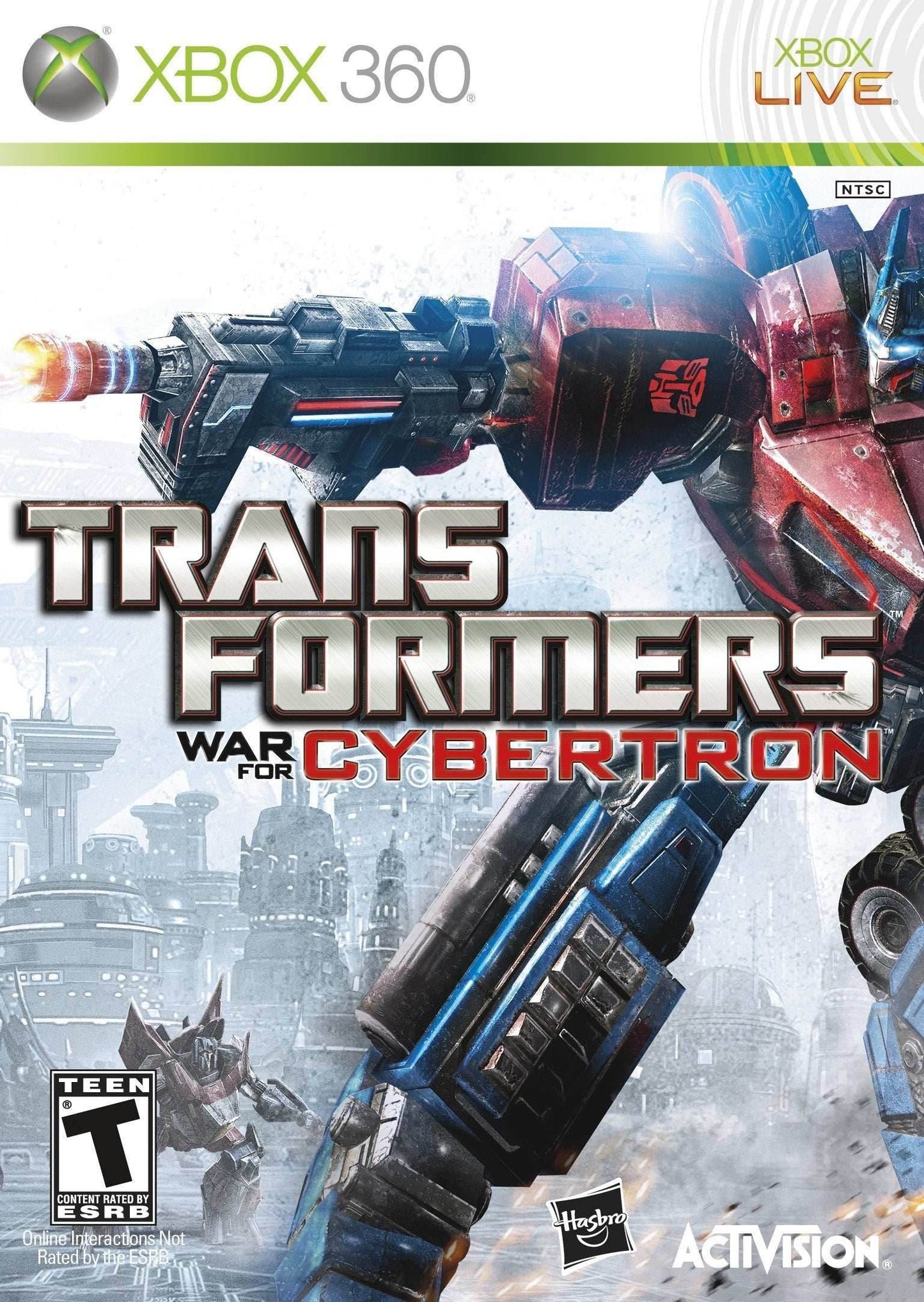 Transformers: War for Cybertron (Xbox 360) - Game Manual Only