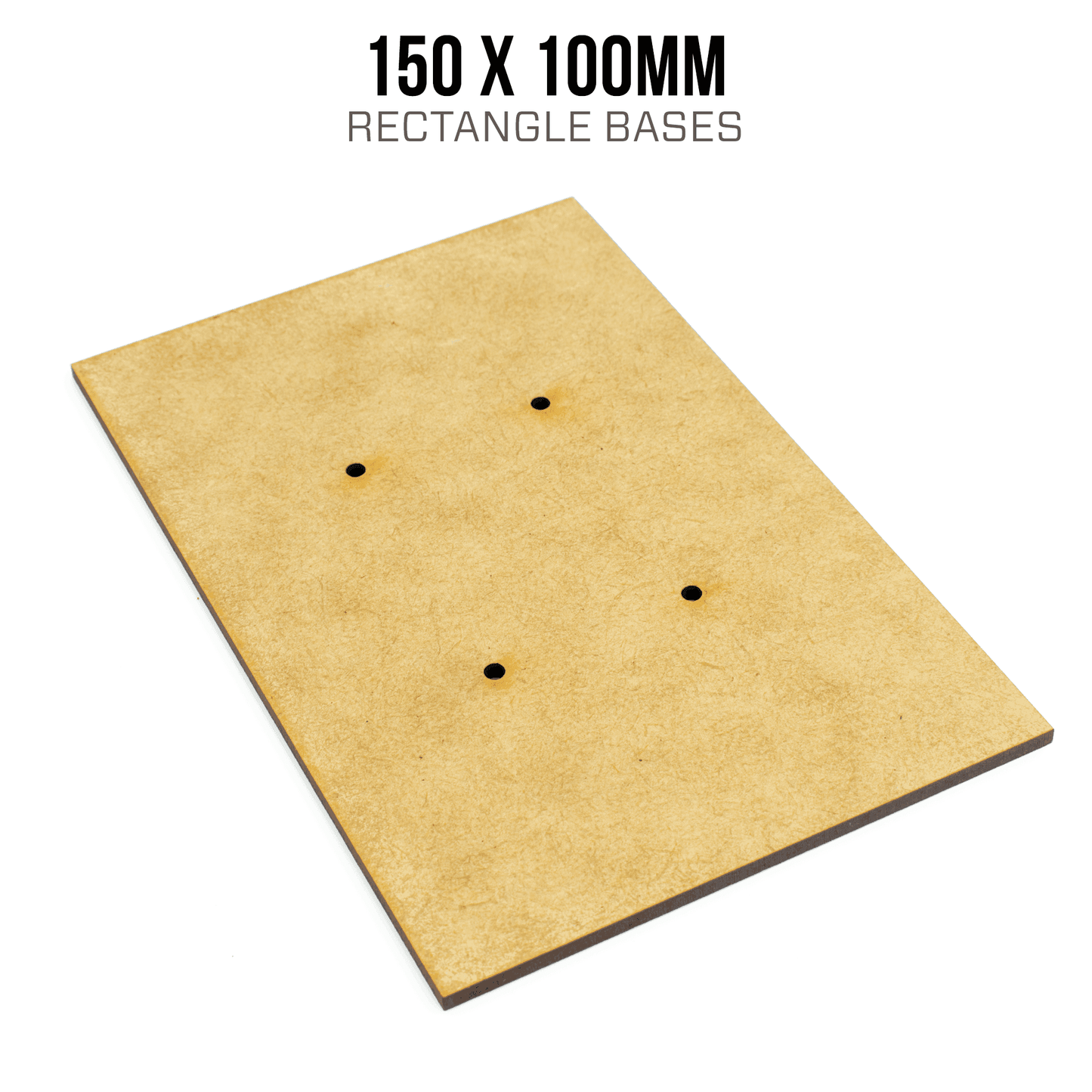 150 x 100mm Rectangle Bases -