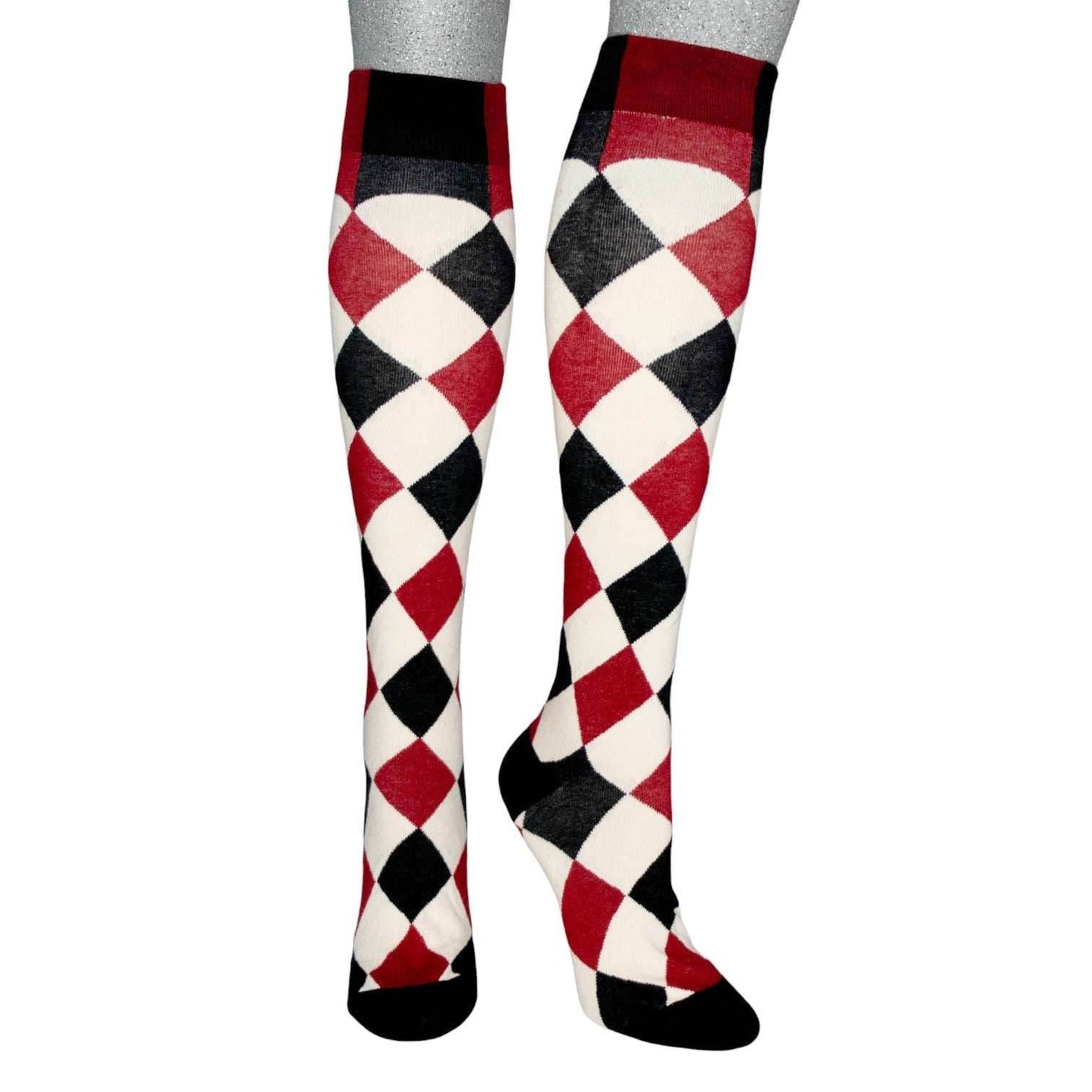 Mall Goth Knee High Sock Pack | 3 Designs -