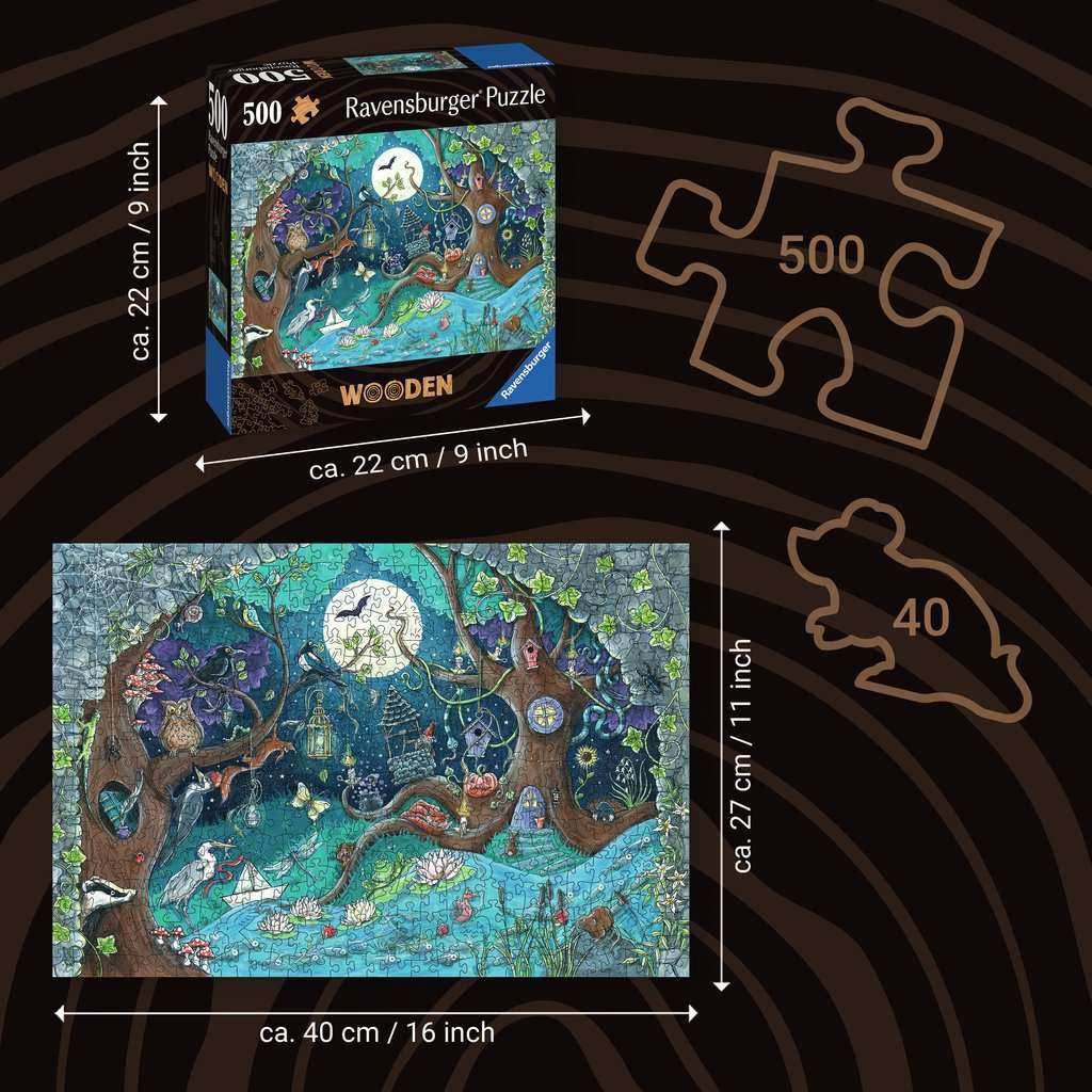 Wooden Puzzle: Fantasy Forest -