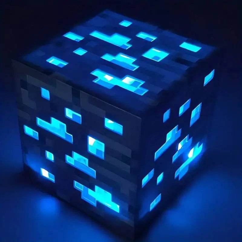 Upgraded Rechargeable Ore Lamp with Touch and Clap Features - USB plug / Blue / 2PCS