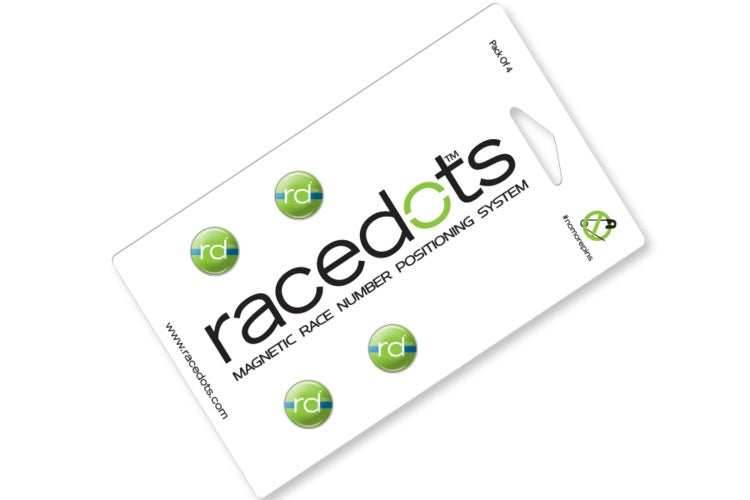 RaceDots: Magnetic Race Number Positioning System 4-Pack (Batman) -
