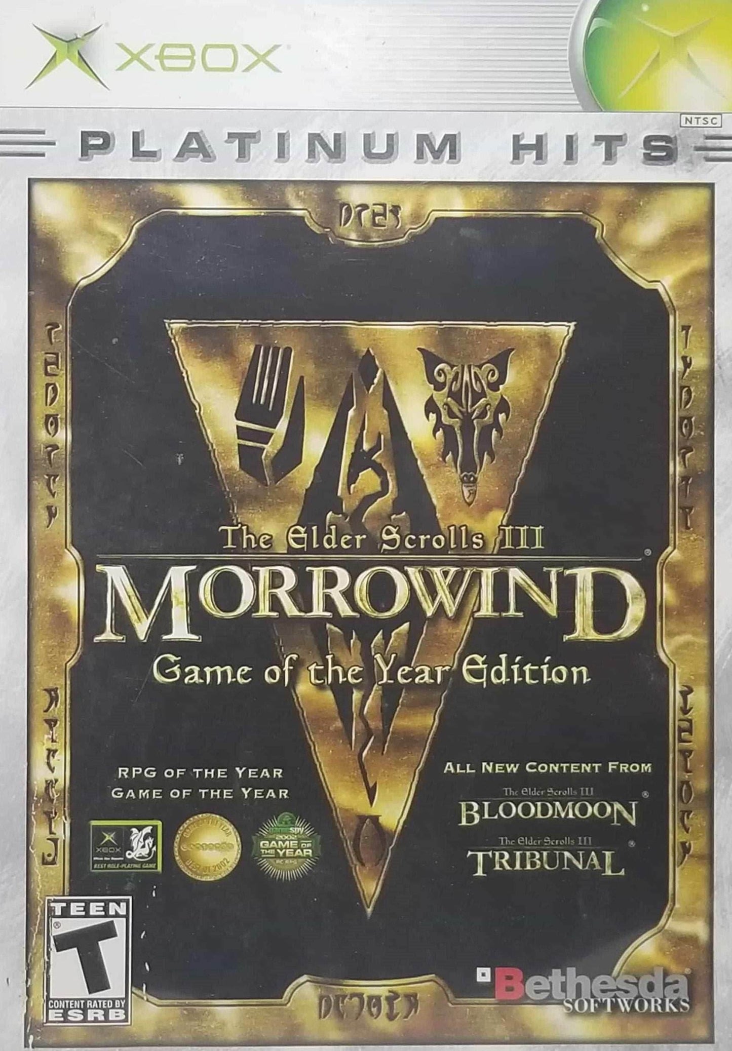 The Elder Scrolls III: Morrowind Game Of The Year Edition (Platinum Hits) (Xbox) - Game Only