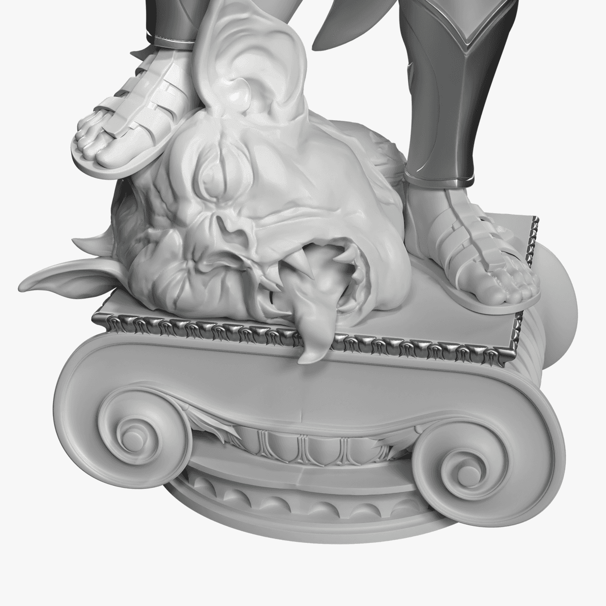 Batman: Champion of Gotham City Statue — Silver Edition -