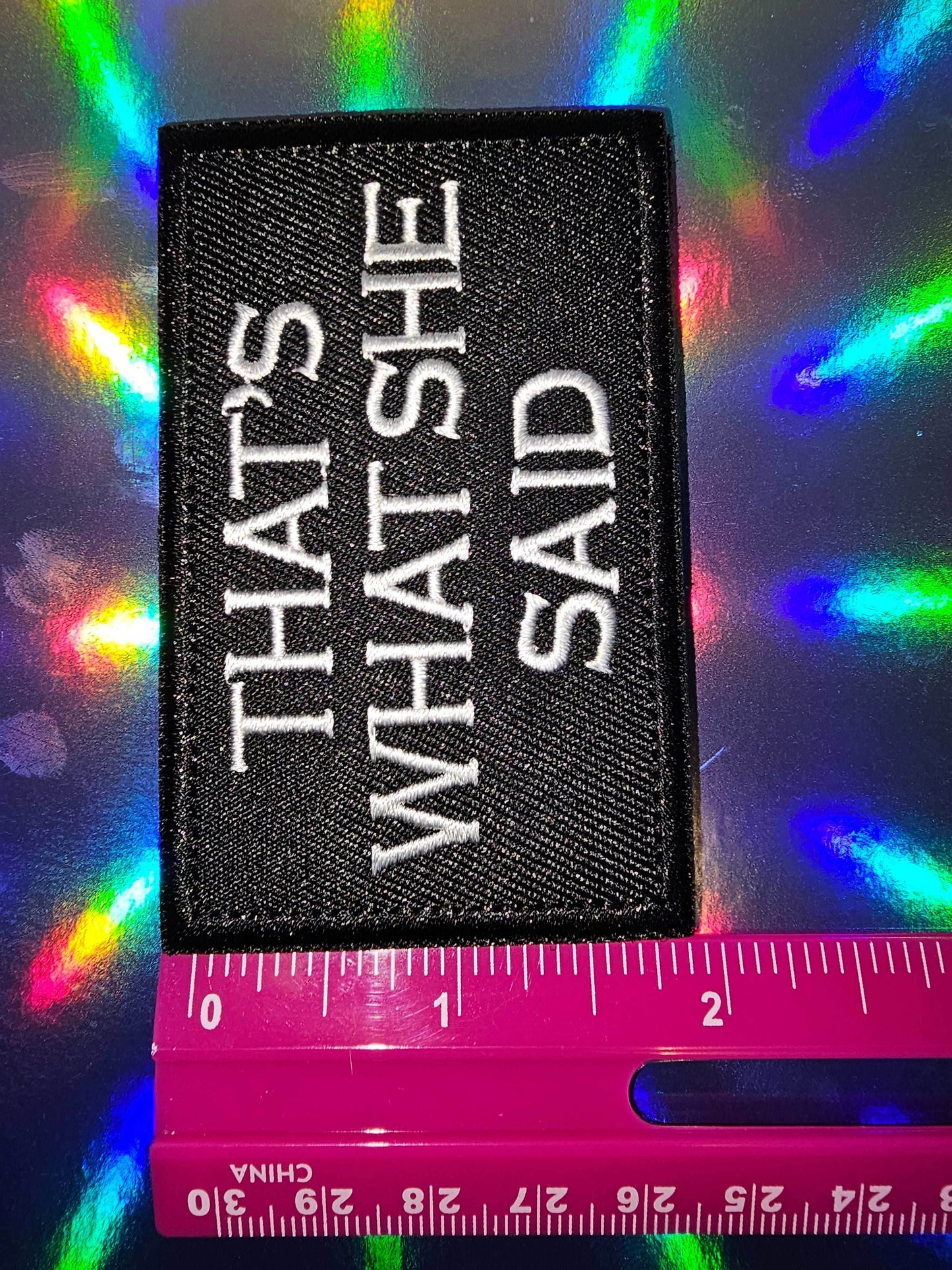 Patch - That's What She Said -
