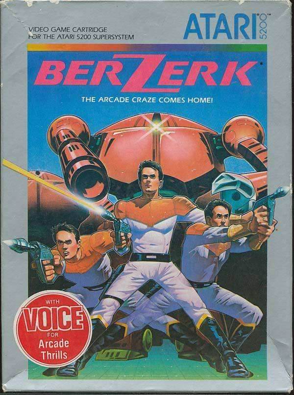 Berzerk (Atari 5200) - Game Manual Only
