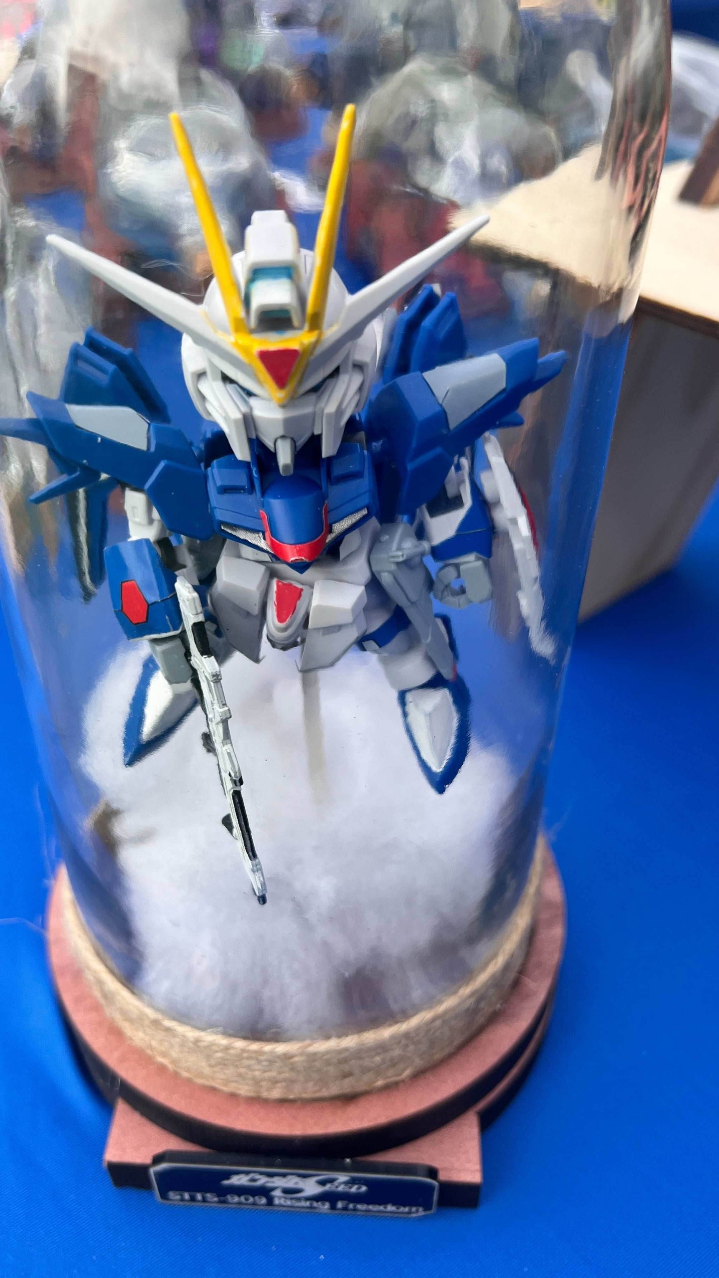 Gundam Rising Freedom Starship in a Bottle -