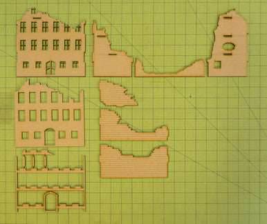 28mm European Building - 28MMDF502 -