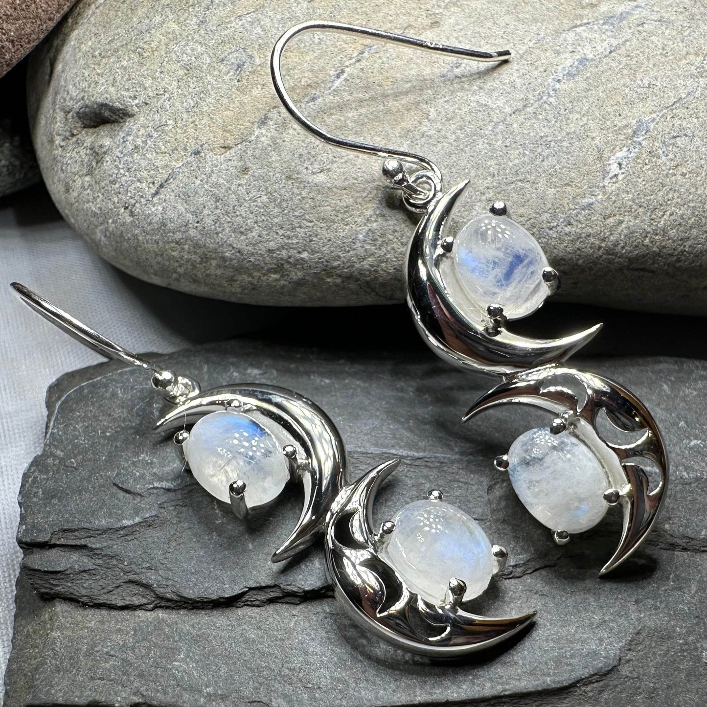 Mystic Dream Moonstone Earrings -