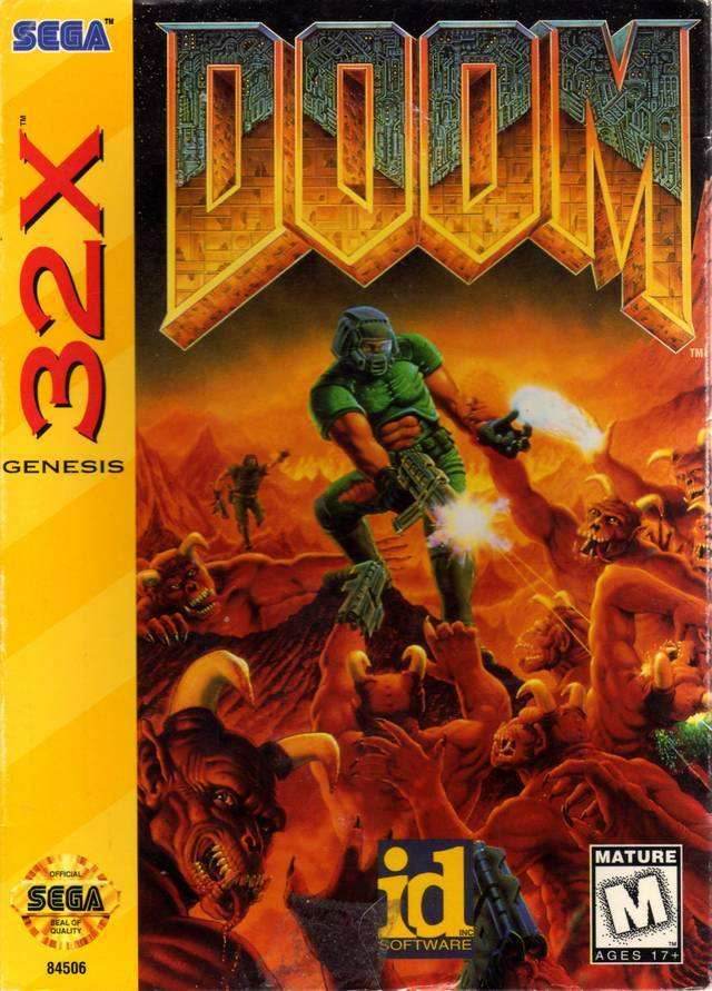 DOOM 32X (Sega Genesis) - Game Manual Only