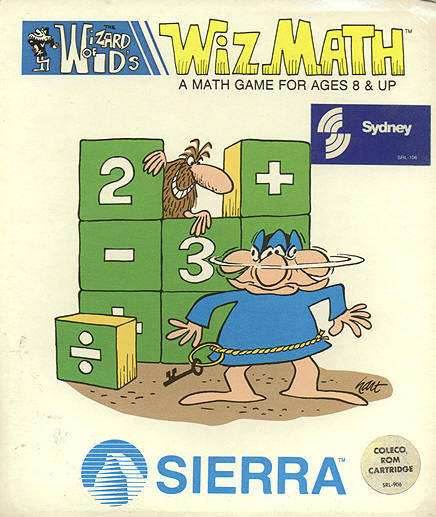 Wizard of Id's Wiz Math (Colecovision) - Game Manual Only