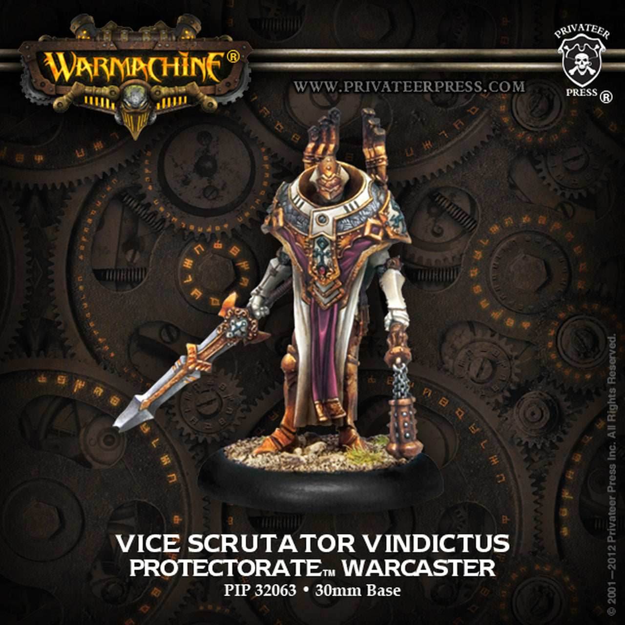 Warmachine: Protectorate of Menoth Vice Scrutator Vindictus -