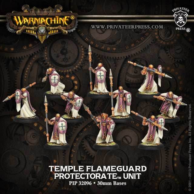 Warmachine: Protectorate of Menoth Temple Flameguard -