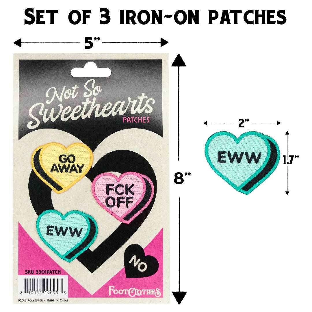 Not So Sweethearts Patches -