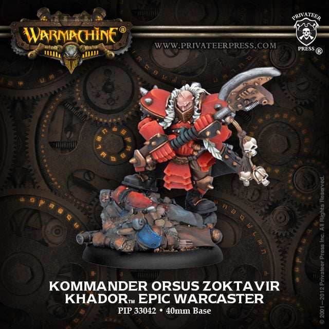 Warmachine: Khador Kommander Orsus Zoktavir -
