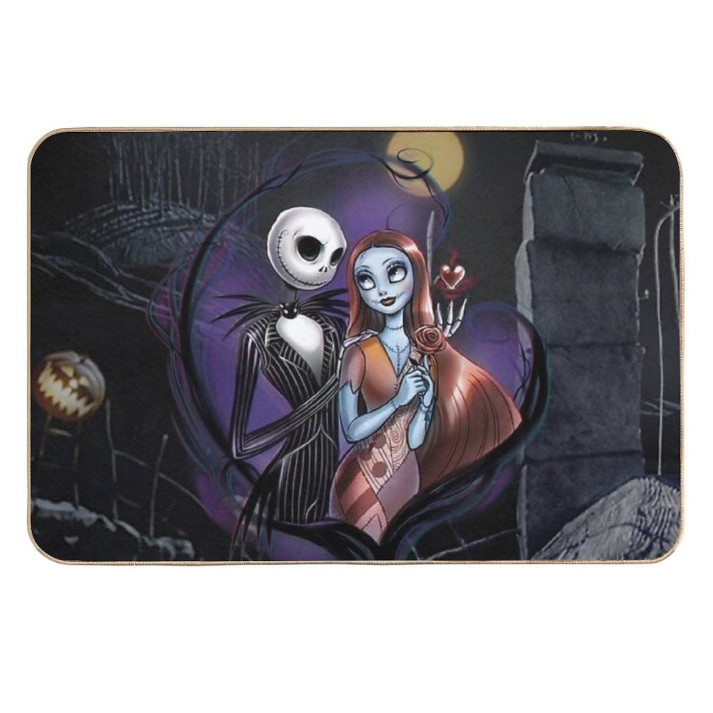 Nightmare Before Christmas Slip-Resistant Bath Mat