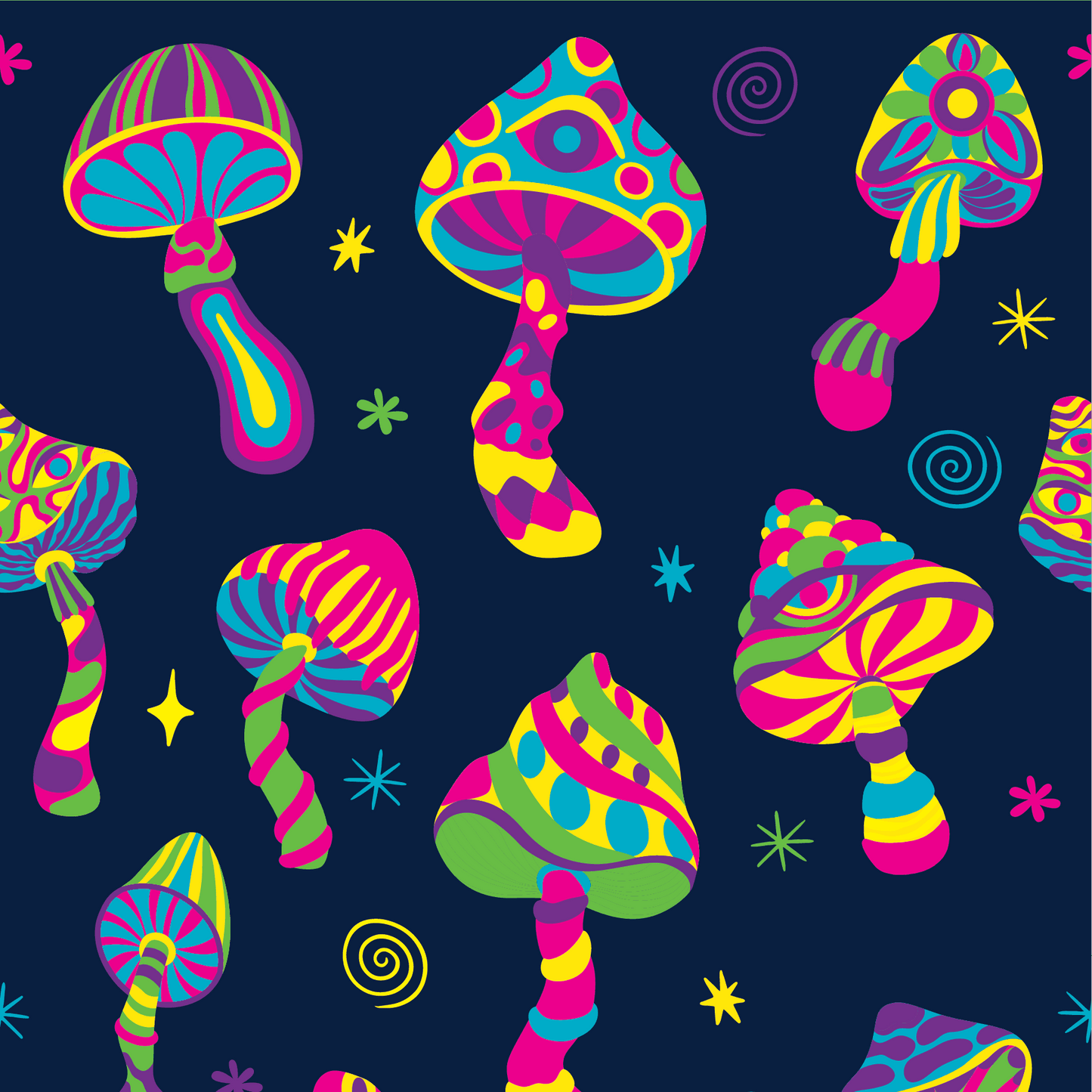 Funky Fungi Crew Socks -