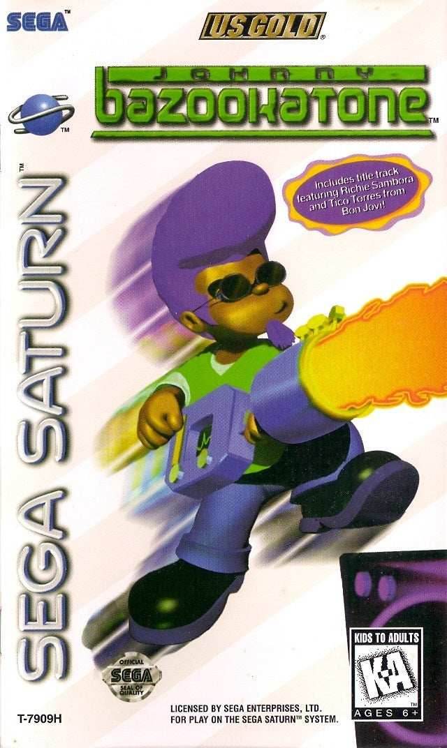 Johnny Bazookatone (Sega Saturn) - Game Manual Only