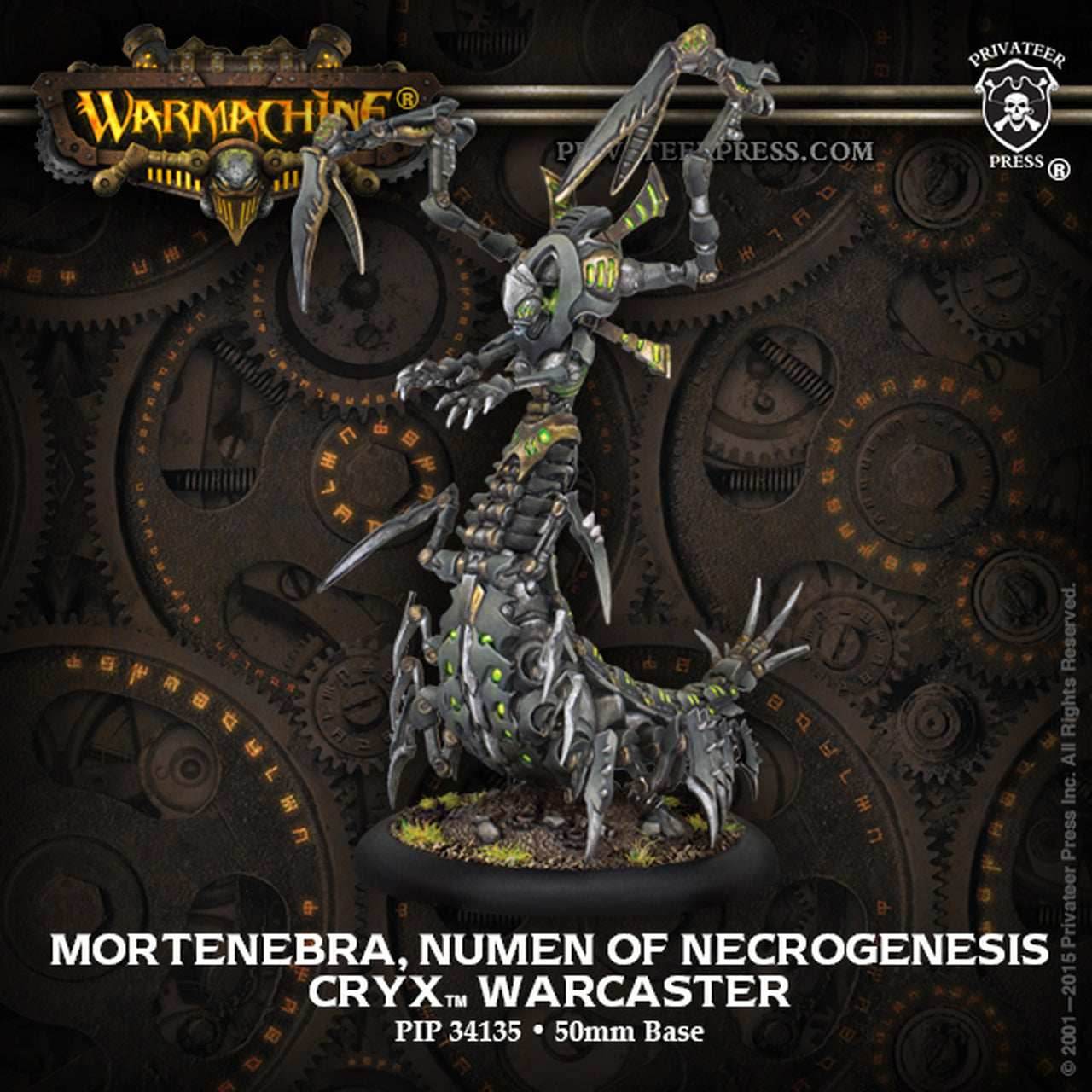 Warmachine: Cryx Mortenebra, Numen of Necrogenesis - Warcaster -