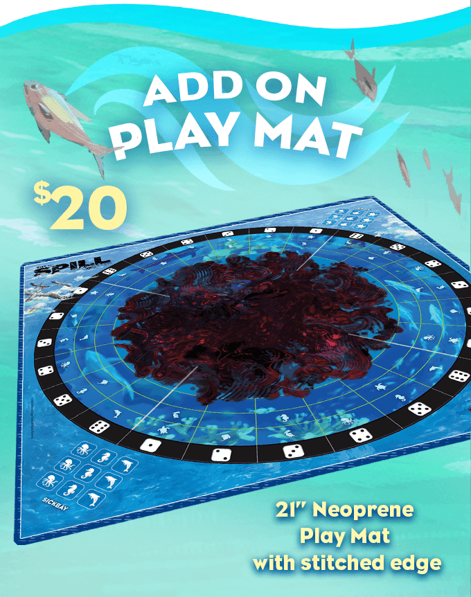 The Spill: Neoprene Playmat - Kickstarter exclusive -