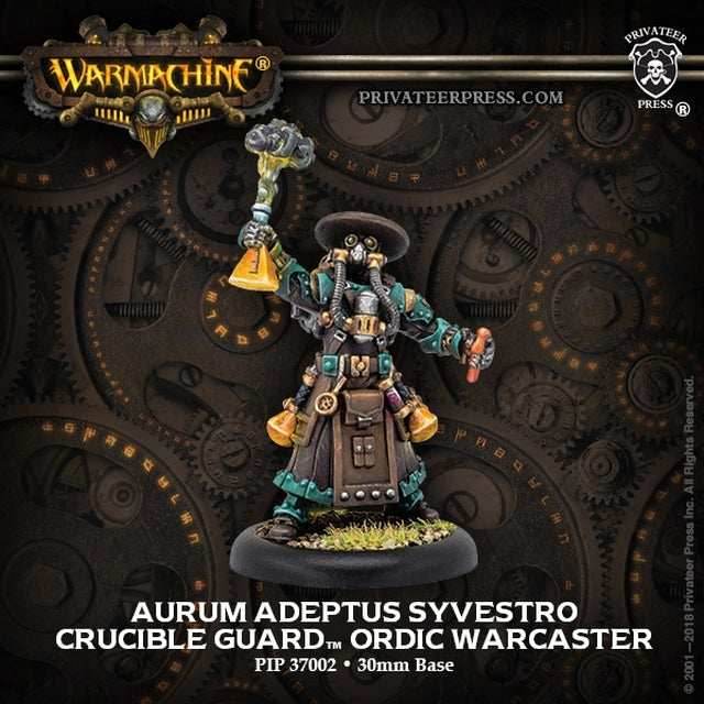 Warmachine: Crucible Guard Aurum Adeptus Syvestro -